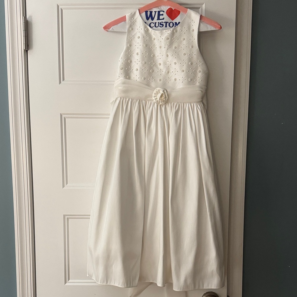 Cinderella Ivory Floral Kids Dress